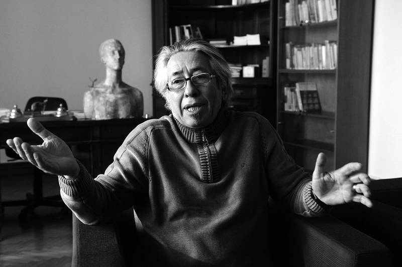 Carlos Liscano, protagonista de aquel partido antes de ser liberado, es hoy el director de la Biblioteca Nacional de Uruguay. Foto de La Diaria.