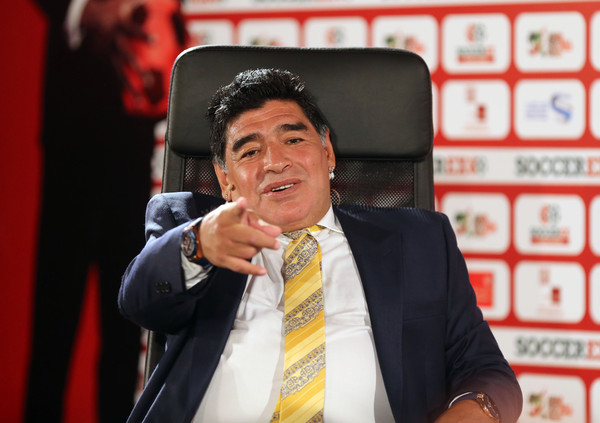 Maradona volvió a criticar a la FIFA en un diario británico. Foto de Salah Malkawi / Getty Images Europe / Vía Zimbio.