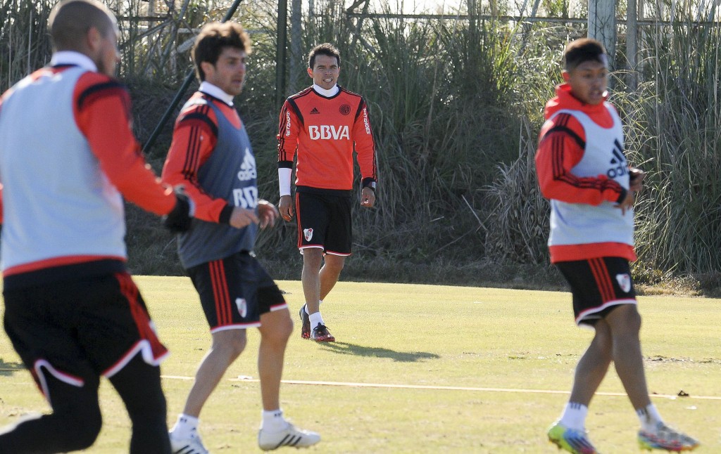 Después de 14 años, Saviola volverá a River. Esta noche, arrancará el partido contra Tigre en el banco. Foto de Diego Haliasz / Prensa River.